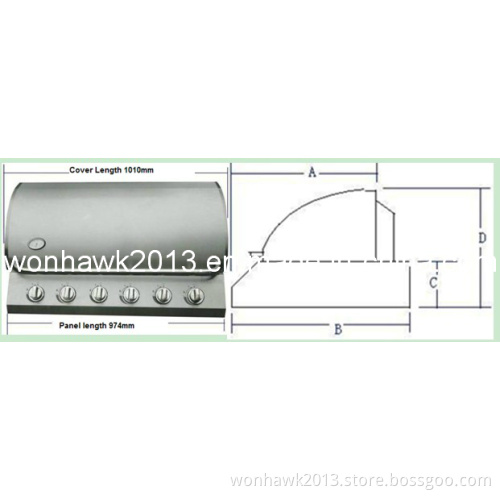 6 Burner Built-in Gas Grills with CE Certificate